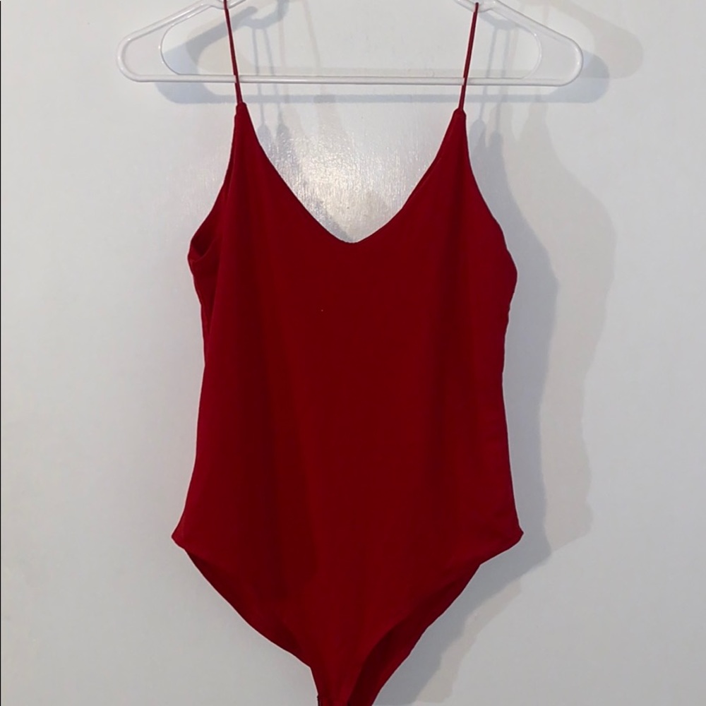 Soft Red bodysuit